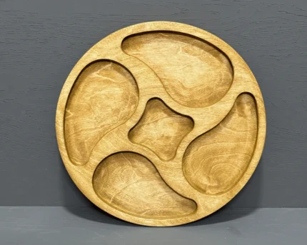 اردوخوری گرد چوبی طرح 3